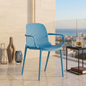 Silla berlin con brazos azul