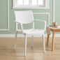 Silla ratan blanca
