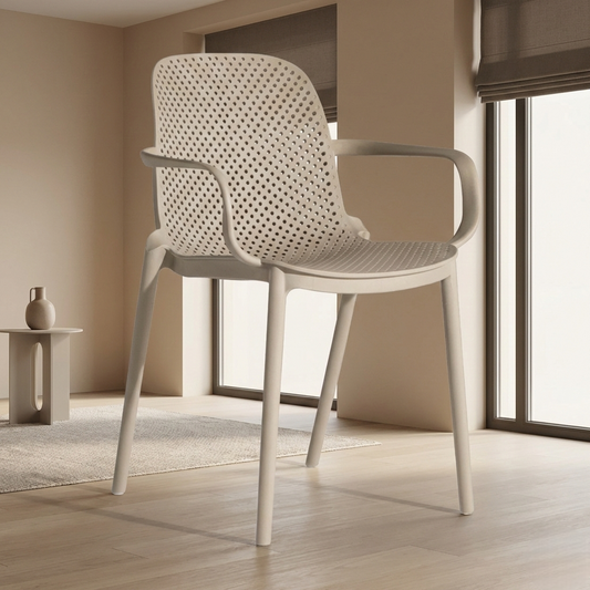 Silla berlín con braz beige